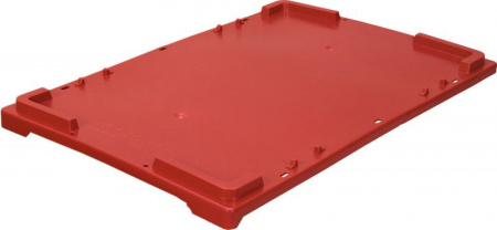 Крышка для конусных ящиков 600х400 мм, арт 503 морозостойкая (01225, красный мороз.)