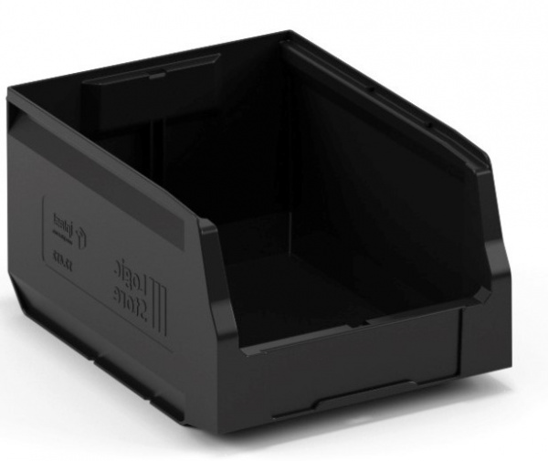 Складской лоток (ящик) Logic Store 300х225х150 арт 12.412 (00000055953I, черный)