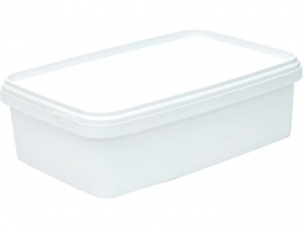 Контейнер (ведро) пластиковый прямоугольный 1 л