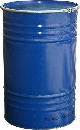 Бочка стальная 100 л с крышкой на обруче