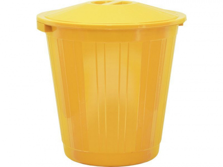 Бак с крышкой (70 л) желтый, арт.МБ-70