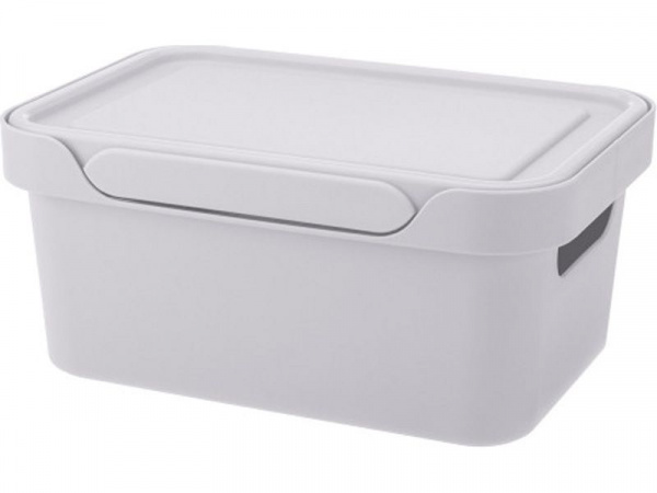 Ящик п/п Luxe 270х190х120 4,6л  для хранения с крышкой, арт.Luxe 4,6