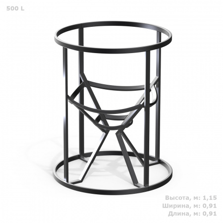 Обрешетка для К 500 литров (MTK500, черный)