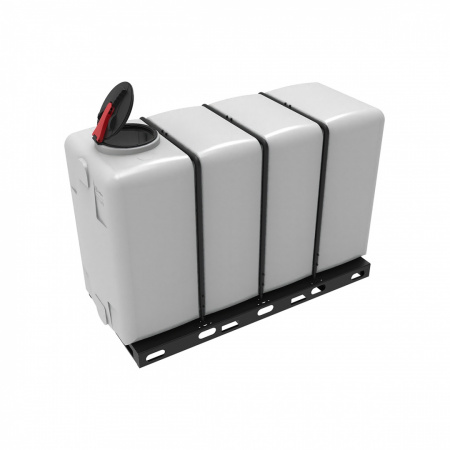 Емкость KR 4000л с откидной крышкой в обрешетке (175.4000.001.001, белый)