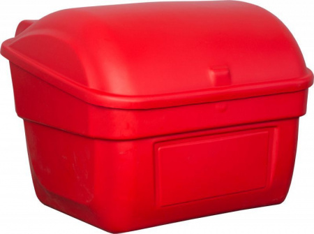 Емкость (контейнер) для песка и реагентов с крышкой 220 л, арт КДП-220 (15698, красный)