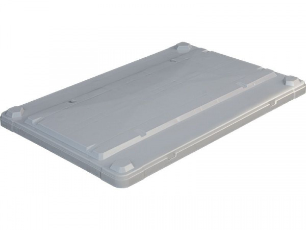 Крышка для BoxPallet 1225х825х80 мм, серая, арт.крышка 800 Крышка для BoxPallet 1225х825х80 мм, серая, арт.крышка 800