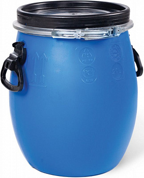 Бочка пластиковая 20 л с крышкой на обруче Open Top