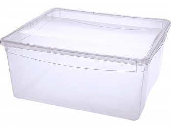 Ящик п/п 400х335х170 18 л. "Кристал" цв. прозрачный, арт.crystal 18