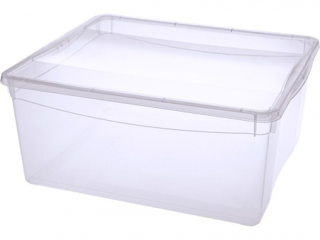 Ящик п/п 400х335х170 18 л. "Кристал" цв. прозрачный, арт.crystal 18