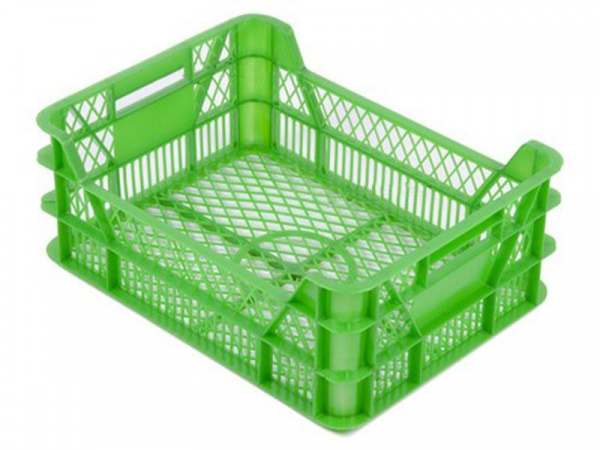 Ящик пластиковый 400х300х155 арт 110-1 перфорированный