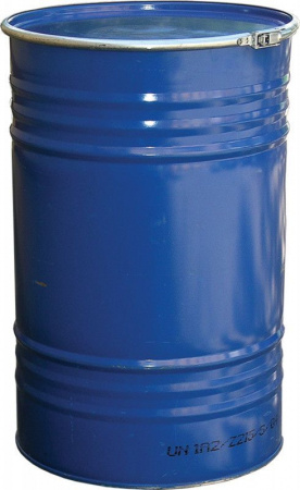 Бочка стальная 210 л с крышкой на обруче 0,8 c RDL покрытием внутри