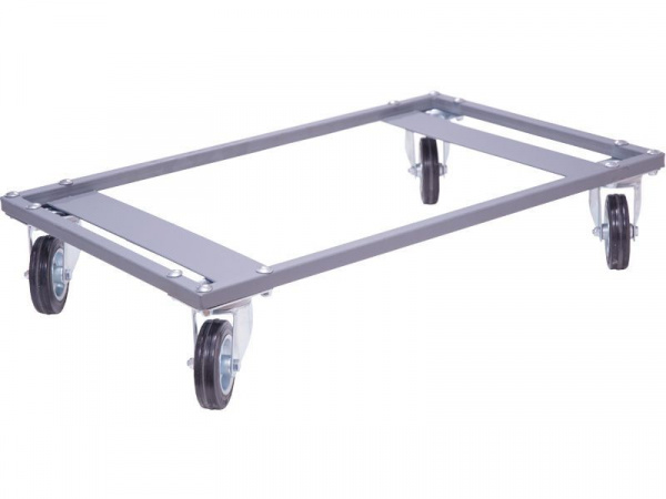Тележка 700х400 мм для 404 ящика, колеса резиновые, арт ТЛ-7040-1