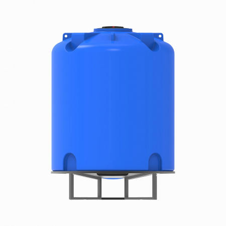 Емкость цилиндрическая TR 10000 л на основании для полного слива