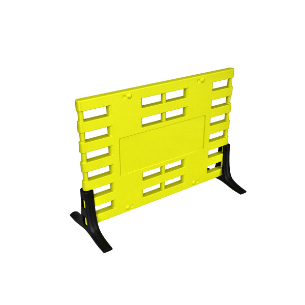 Ограждение барьерное «ARGO» с пластиковыми опорами (330.0000.301.1, желтый)