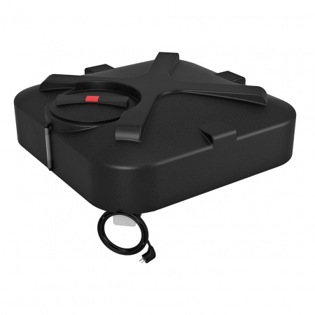 Бак для душа "Rostok" 250 л с подогревом (201.2500.899.1, черный)