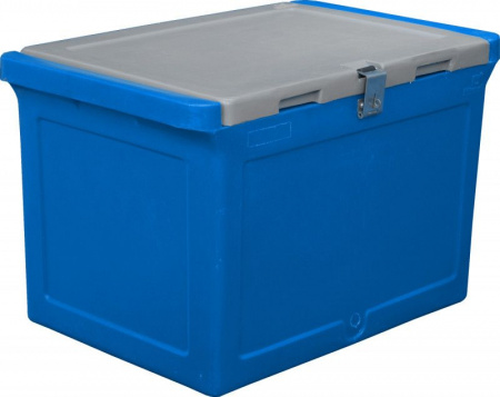 Контейнер 645х405х420 мм синий с крышкой, арт.RIC 50