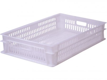 Ящик пластиковый 740х465х145 арт 404-Т-1 перфорированный, дно сплошное (22705, мороз.)