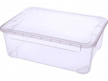 Ящик п/п 555х390х190 31 л. "Кристал" цв. прозрачный, арт.crystal 31