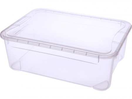 Ящик п/п 555х390х190 31 л. "Кристал" цв. прозрачный, арт.crystal 31