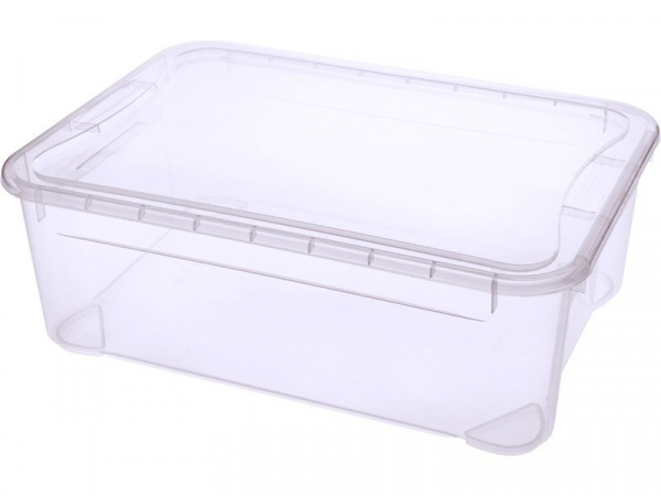 Ящик п/п 555х390х190 31 л. "Кристал" цв. прозрачный, арт.crystal 31